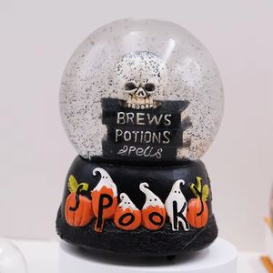 Personalizado hecho a mano decoración de Halloween resina interactiva casa embrujada globo de nieve niños regalos de cumpleaños - Product Image 6