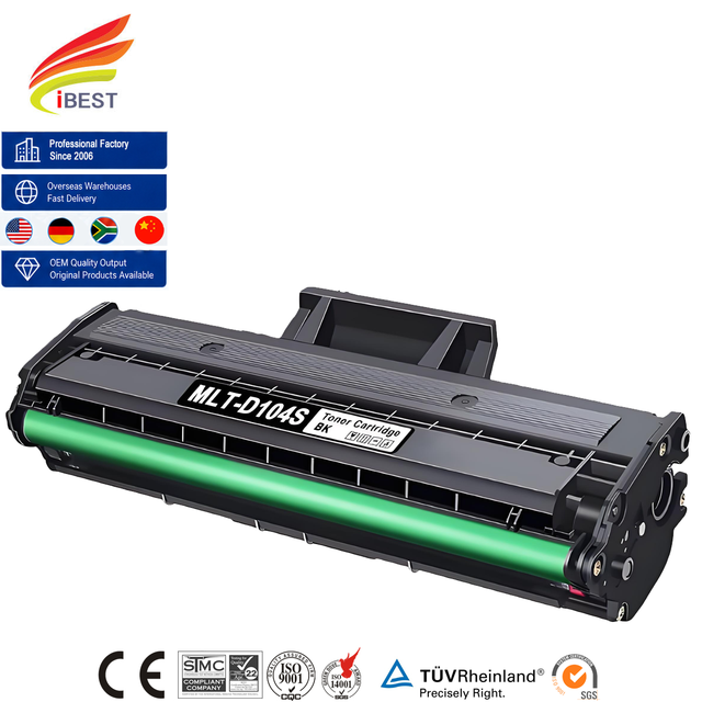 IBEST Cartouche Compatible Samsung MLT-D104S MLT D104S Toner Cartridge Compatible Samsung ML-1660 1665 1667 1670 1671 1675 1676