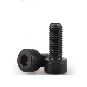 12.9 grade DIN912 hex socket bolts ISO 4762 cup head screws