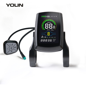 Pantalla a color <span class=keywords><strong>de</strong></span> 3.0 pulgadas para bicicleta eléctrica Yolin YL-80C-C, nueva, con protocolo UART <span class=keywords><strong>de</strong></span> 36V/48V, accesorios para controlador <span class=keywords><strong>de</strong></span> bicicleta eléctrica. - Product Image 1