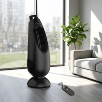 Turbo Tower Elektrische Plastic Afstandsbediening Vier-Snelheden Blaadloze Oscillerende Aircooler Staande Ventilator voor Huishoudelijk & Buitengebruik