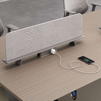 Bureau de direction ergonomique moderne avec panneau en bois, poste de travail modulaire, cloison de séparation insonorisée pour espace de bureau