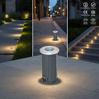 XYH52GM 42mm 52mm Mini LED RGB Uplight IP68 Étanche Acier Inoxydable Jardin Extérieur Encastré Lumière de Terrasse DMX/Télécommande