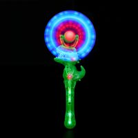 Bâton lumineux LED dinosaure rotatif pour parc d'attractions, bâton lumineux clignotant, moulin à vent pour fêtes d'anniversaire, vente en gros