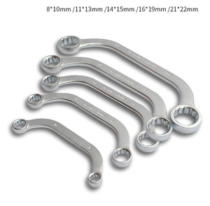 Ensemble d'outils de réparation automobile de qualité industrielle 5 pièces Clé à anneau en forme de S en forme de U Clé hexagonale métrique OEM personnalisable pour la réparation de machines - Product Image 4