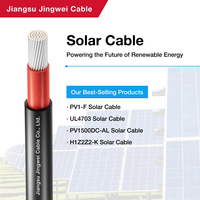 JINGWEI Photovoltaik-Kabel Solarkabel 4mm2 6mm2 DC PV-Leitung Verzinntes Kupfer XLPO-Isoliert für Solarenergiesysteme