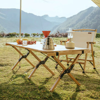 Voyage pique-nique jardin pliant Camping Tables et chaises ensemble Portable extérieur Camp meubles avec sac de rangement
