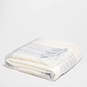 Plaid de canapé en fausse fourrure de mohair à carreaux 100% acrylique - Product Image 5