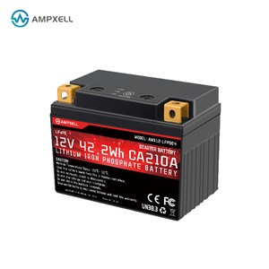 Batterie au lithium AMPXELL 12V 3.5Ah 45Wh CA210A pour moto et sports motorisés, batterie de démarrage pour perceuse 12V AMX12-35FQ - Product Image 1