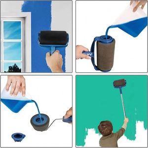 Home Outdoor DIY <b>Paint</b> Brush Multi-function Tool <b>Paint</b> Roller Brush <b>Set</b> Wall Decoration Professional <b>Paint</b> Brush - Product Image 4
