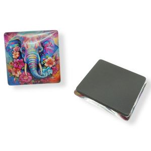 Aimant 3D personnalisé en verre pour réfrigérateur, vente en gros d'usine, thème attraction touristique en cristal - Product Image 4