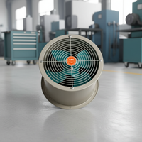 Ventilador Industrial de Tambor SF3-2 ≥ 3500m³/h 370W de Bajo Ruido para Granjas Avícolas y Gallineros, Ventilador de Flujo Axial con Cable de Cobre Puro