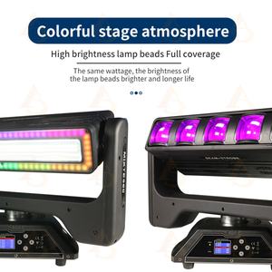 Suministro de fábrica: Luces de cabeza móvil DMX 5 con haz de luz de doble cara LED RGBW 4 en 1 de 5x60W y 5 enfoques - Product Image 3