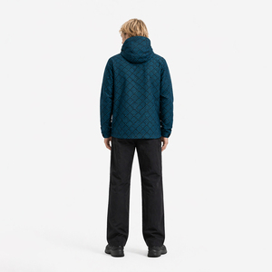 Veste coupe-vent personnalisée pour <span class=keywords><strong>homme</strong></span>, à capuche, printemps-automne, coupe classique, motif géométrique, veste de sport avec logo pour les acheteurs de marques - Product Image 2