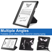 Silicone souple magnétique en cuir PU de luxe TPU avec coque de trou de stylo dos 10.2 pouces Ebook housse pour 2022 2024 Kindle Scribe