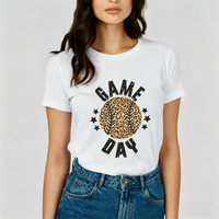 Offre Spéciale Nouveaux Motifs Jour de Match Transferts DTF Lavables Thermocollants pour T-shirts
