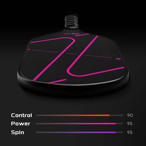 Palas de Pickleball de Fibra de Carbono Termoformadas Personalizadas, Superficie de Fricción de Carbono, Diseño Portátil, Ligero y Duradero para - Product Image 4