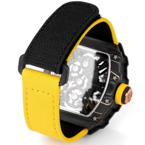 Reloj de Pulsera Mecánico Automático de Moda para Hombre, Deportivo, Resistente al Agua, con Caja de Fibra de Carbono y Correa de Tela - Product Image 5