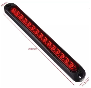 TCYATO 10 pouces <span class=keywords><strong>LED</strong></span> Truck Tail Brake Light New Rear Stop Signal Lamp Indicateur <span class=keywords><strong>pour</strong></span> voiture et <span class=keywords><strong>remorque</strong></span> 12-24V Lorry 15 LEDs - Product Image 2