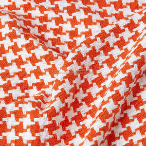 ผ้าห่มผ้าฝ้ายทอด้วยมือลายตารางหมากรุกสีแดงสำหรับตกแต่งบ้านแบบชนบทผ้าห่มทอด้วยมือพร้อมขอบ - Product Image 1