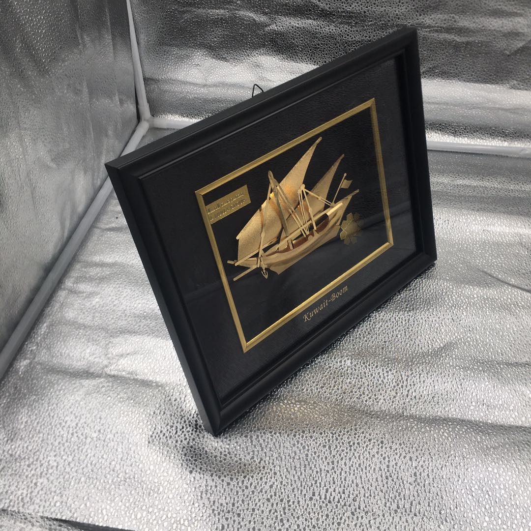 VIP GIFT - High Quality Metal Model Ship with 24k Gold Foil
