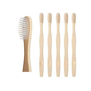 Cepillo de Dientes de Carbón Vegetal Ecológico Biodegradable Sin BPA, Mango de Bambú Natural, Cerdas Suaves, Cepillo de Dientes de Bambú - Product Image 1