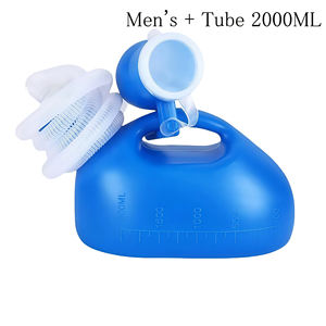 Orinal para Hombre de 2000 ml con Tapa, Antideslizante, Portátil, para Personas Mayores, de Gran Capacidad, con Accesorio para Cama, OEM - Product Image 5