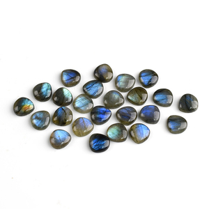 Chất Lượng Cao Tùy Chỉnh Cắt Màu Xanh Labradorite Đá Quý Cabochon Tam Giác Hình Dạng Đặc Biệt Tự Nhiên Lỏng Đá Quý Bán Buôn - Product Image 2