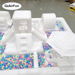 Château gonflable en PVC avec toboggan aquatique, piscine à balles, <span class=keywords><strong>location</strong></span>, kits de réparation d'attractions, garantie 1 an, comprenant un souffleur - Product Image 6