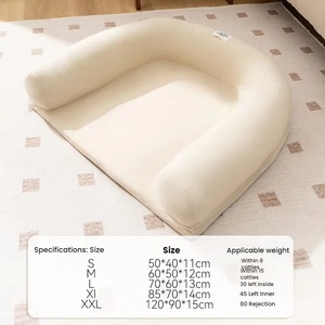 Großhandel U-Form Beste Qualität Ortho pä disches Hunde bett Wasch bares menschliches Schlafs ofa Hunde kätzchen Betten - Product Image 6