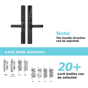 Qunn IP66 không thấm nước ngoài trời thông minh khóa cửa ttlock BLE <span class=keywords><strong>wifi</strong></span> Kích hoạt cho hồ sơ hẹp nhôm cửa gỗ tuya ứng dụng - Product Image 3