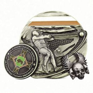 Medalla Deportiva Conmemorativa Universal 3D 2024, Venta Directa de Fábrica, Bajo Precio, Impresión por Serigrafía - Product Image 2