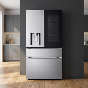 Original New <b>Top</b> Notch 28 Cu Ft 4-door French Industrial Refrigerator Customizable Touch Screen Manual Operate <b>Rust</b>-Resistant - Product Image 2