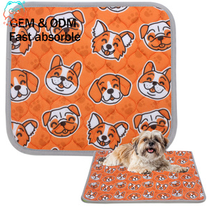 Coldog 30 renkler toptan fabrika OEM köpek Mat köpek yıkanabilir 5 katmanlı süper emici İdrar köpek tuvalet pedi Pet eğitim pedleri - Product Image 1