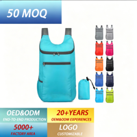 Sac à dos pliable Gaocen en tissu Oxford, tendance transfrontalière, léger, respirant, imperméable, pour voyage, fitness et sport, 20-35L
