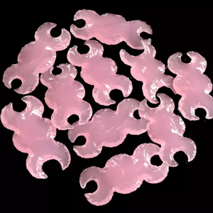 Figurine en quartz rose en forme de croissant de lune, artisanat en pierre fait main, décoration Feng Shui pour l'amour, souvenir, cadeau - Product Image 1