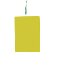 Piège à insectes collant jaune double face solide efficace pour les moucherons pucerons aleurodes mineuse