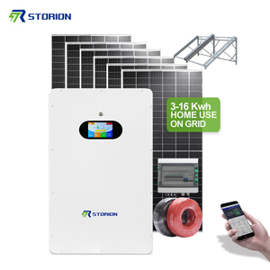 Hoàn chỉnh quang điện lai năng lượng mặt trời hệ thống năng lượng 5KW 10KW 12KW 10 KVA tất cả trong một tắt lưới năng lượng mặt trời hệ thống điện cho nhà - Product Image 4