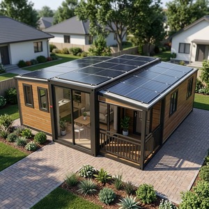 Maison préfabriquée moderne de 30 pieds, alimentée à l'énergie solaire, petite maison conteneur extensible pour complexe hôtelier <span class=keywords><strong>RayZen</strong></span> - Product Image 2