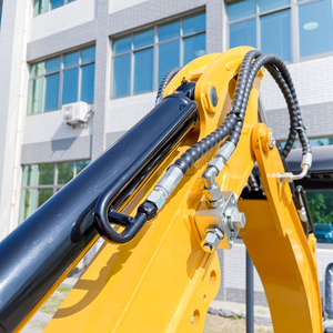 Mini-excavatrice <span class=keywords><strong>hydraulique</strong></span> avec godet, certification CE, équipement d'excavation multifonctionnel pour l'agriculture et la foresterie - Product Image 5