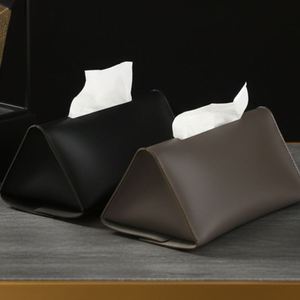 Pu Rectangle Holder Elegant Leather Facial Paper Dispenser Tissue Box Cover for <b>Car</b> <b>Table</b> - Product Image 6