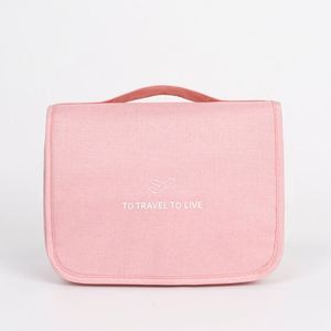Bolsa de Maquillaje de Viaje Colgante para Mujer con Gancho, Bolsa Organizadora de Cosméticos Resistente al Agua - Product Image 1