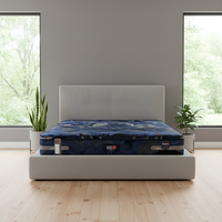 Vente en gros matelas orthopédique pliable Full Queen King hybride mousse mémoire gel latex roulé chambre dortoir