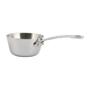 Juego de ollas de acero inoxidable mini de 5 piezas, apto para horno, lavavajillas, cocinas de gas e inducción, con tapas de vidrio. - Product Image 5