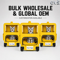 Poussette intelligente pour animaux de compagnie OVS Tracker Mesh, grande capacité, silencieuse, innovante, moderne, stable, avec suivi automatique et télécommande