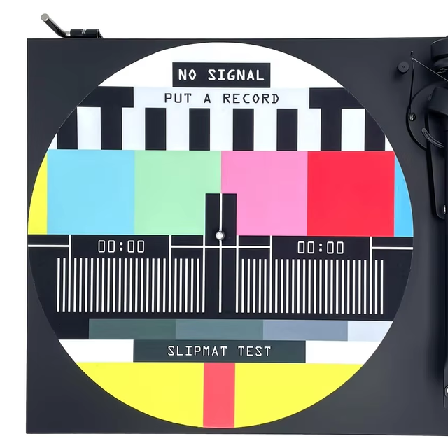 Wholesale Premium 30cm Fabric Dj Turntable Music Gifts Custom Dj Anti Static Vinyl Record Player Felt Technics Slipmats
