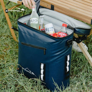 Sac isotherme pour vélo Campout, bleu marine, en TPU, étanche, grande capacité, pour l'extérieur, double usage pour le refroidissement et le chauffage - Product Image 3