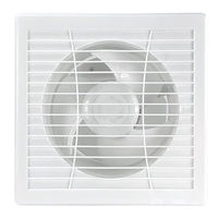 Ventilateur d'extraction électrique pour salle de bain en plastique, étanche, avec volet automatique, prix usine