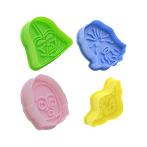 4 Khuôn Nướng Bánh Tự Làm Thiết Kế Mới Khuôn Ép Bánh Quy Người Ngoài Hành Tinh 3D Hoạt Hình Có Lò Xo - Product Image 1