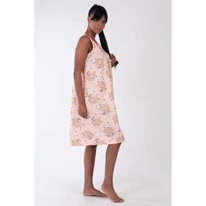 Chemise de nuit sans manches pour femme Xenia, classique, tissée, douce, vêtements de nuit verts - Product Image 4